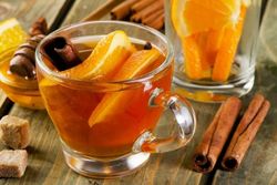 Полезный напиток с имбирем и апельсинами